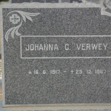 VERWEY Johanna G. 1917-1967