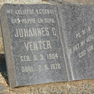 VENTER Johannes C. 1904-1970