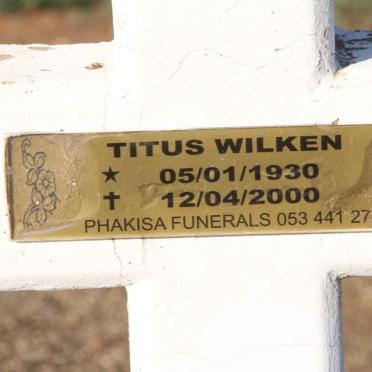 WILKEN Titus 1930-2000