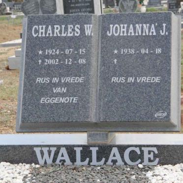 WALLACE Charles W. 1924-2002 &amp; Johanna J. 1938-