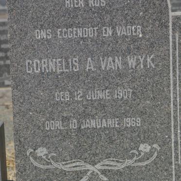WYK Cornelis A., van 1907-1969