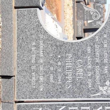 WEYDEMAN Carel Philippus 1940-1988 &amp; Lorraine Marguerite 1942-