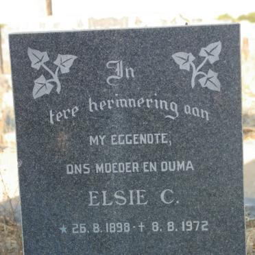 WYK Elsie C., van 1898-1972