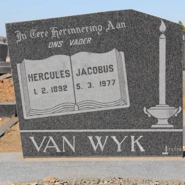 WYK Hercules Jacobus, van 1892-1977