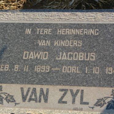 ZYL Dawid Jacobus, van 1899-1945 