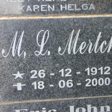 MERTCH M.L. 1912-2000