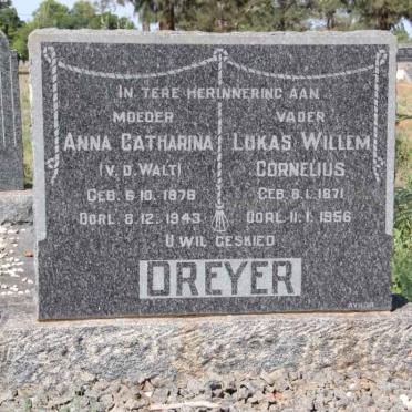 DREYER Lukas Willem Cornelius 1871-1956 &amp; Anna Catharina v.d. WALT 1878-1943