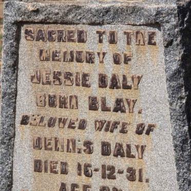 DALY Jessie nee BLAY -1931