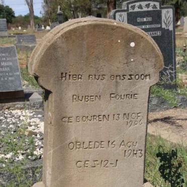 FOURIE Ruben 1906-1943