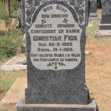 FICK Christian 1885-1919