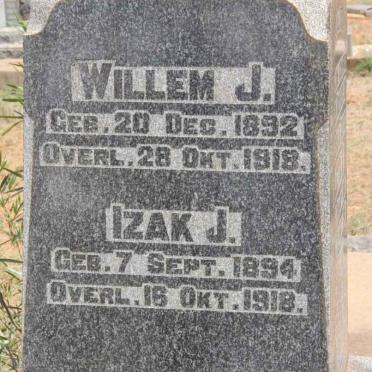 FICK Willem Johannes 1892-1918 :: FICK Izak J. 1894-1918