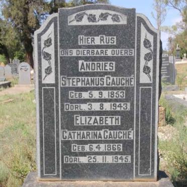GAUCHÉ Andries Stephanus 1853-1943 &amp; Elizabeth Catharina 1866-1945