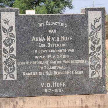 HOFF Anna M., v.d. nee OTTERLOO 1817-1897