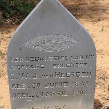 HEERDEN S.W.J., van 1845-1906