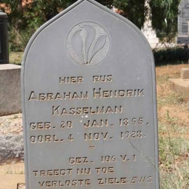 KASSELMAN Abraham Hendrik 1855-1928