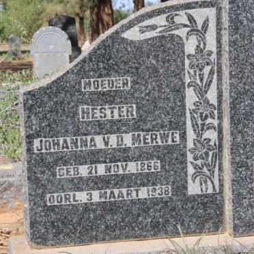 MOLLETT Hester Johanna nee V.D. MERWE 1866-1938