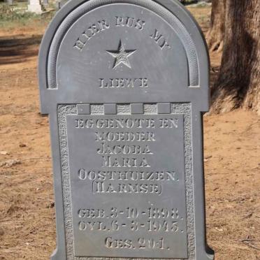 OOSTHUIZEN Jacoba Maria nee HARMSE 1898-1945