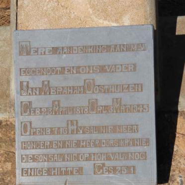 OOSTHUIZEN Jan Abraham 1878-1945