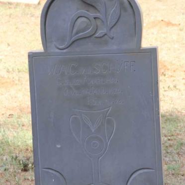 SCHYFF W.A.C., v.d. 1900-1920