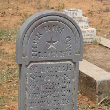 STRYDOM Martha E. 1920-1920