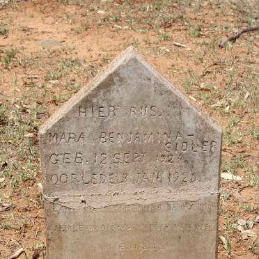 SIDLER Mara Benjamina 1924-1925