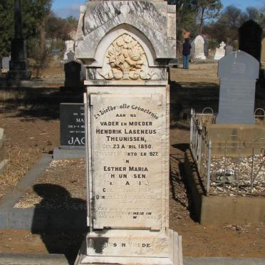 THEUNISSEN Hendrik Laseneus 1850-1927 &amp; Esther Maria MARAIS 1852-1925