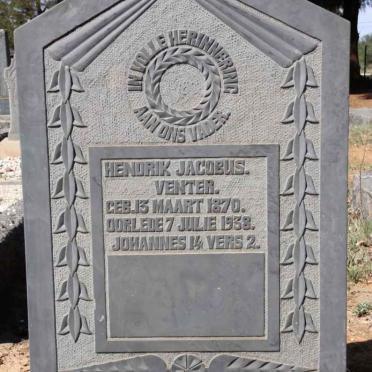 VENTER Hendrik Jacobus 1870-1938