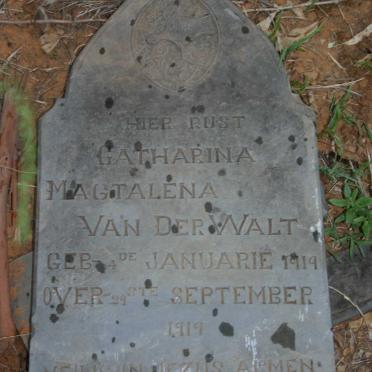 WALT Catharina Magtalena, van der 1919-1919