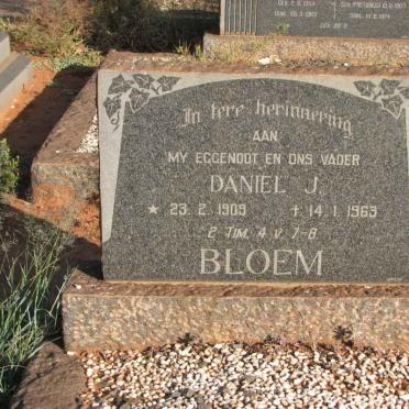 BLOEM Daniel J. 1909-1963