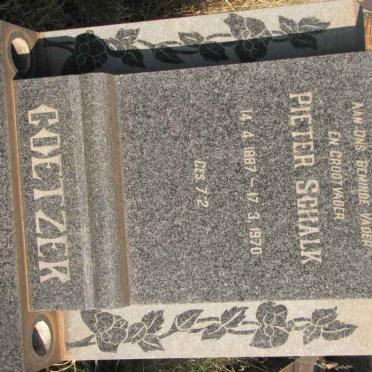 COETZER Pieter Schalk 1887-1970