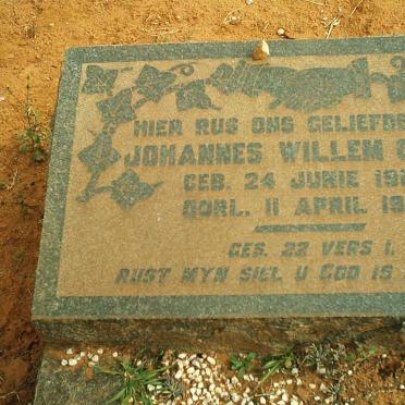 CALITZ Johannes Willem 1919-1945