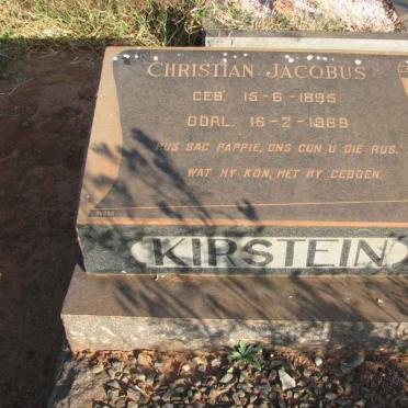 KIRSTEIN Christian Jacobus 1895-1969