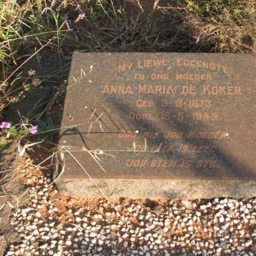 KOKER Anna Maria, de 1873-1949