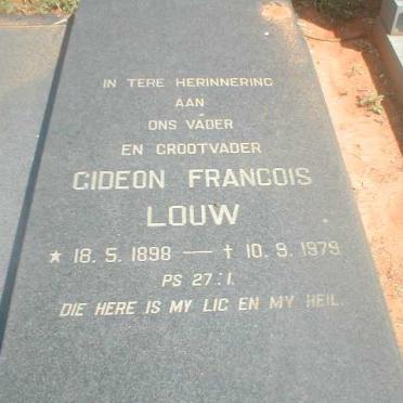 LOUW Gideon Francois 1898-1979
