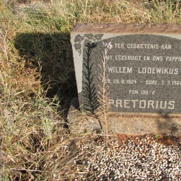 PRETORIUS Willem Lodewikus 1924-1960