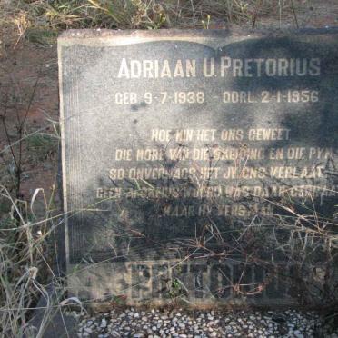 PRETORIUS Adriaan U. 1938-1956
