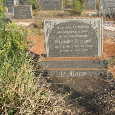 ROUX Stephanus Abraham, le 1916-1965
