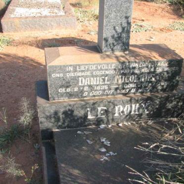 ROUX Daniel Nicolaas, le 1935-1991