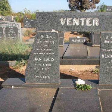 VENTER Jan Louis 1918-1978 &amp; Hendrina Johanna 1921-