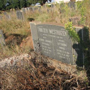 WESTHUIZEN Jacobus Johannes Stephanus, van der 1876- &amp; Catharina Maria NEL 1881-1962