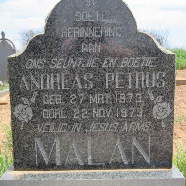 MALAN Andreas Petrus 1973-1973