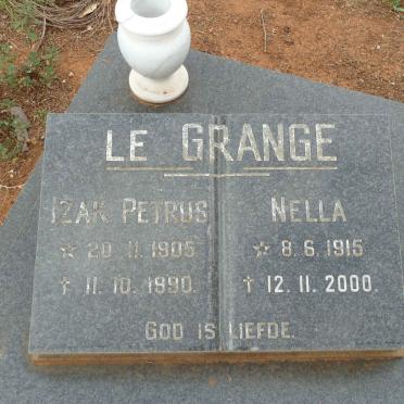 GRANGE Izak Petrus, le 1905-1990 &amp; Nella 1915-2000