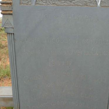 GRANGE Lowis Jacobus, le 1915-1933