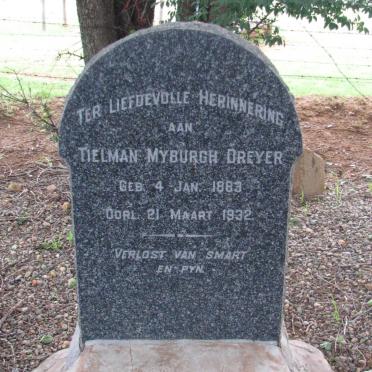 DREYER Tielman Myburgh 1883-1932