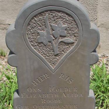ROODE Elizabeth Alida nee OBERHOLSTER 1877-1938
