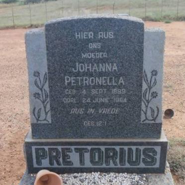 PRETORIUS Johanna Petronella 1899-1964
