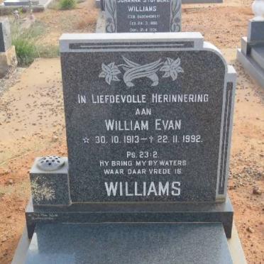 WILLIAMS William Evan 1913-1992
