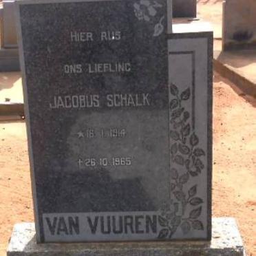 VUUREN Jacobus Schalk, van 1914-1965