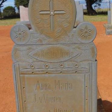 VUUREN Anna Maria J. van nee OLIVIER 1859-1896