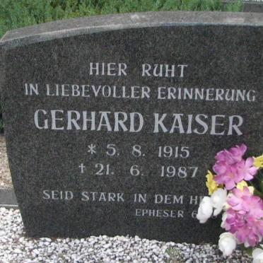 KAISER Gerhard 1915-1987